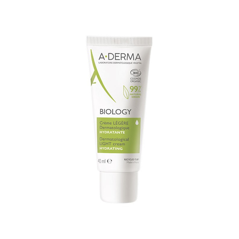 A-derma Biology Crème légère dermatologique hydratante 40ml