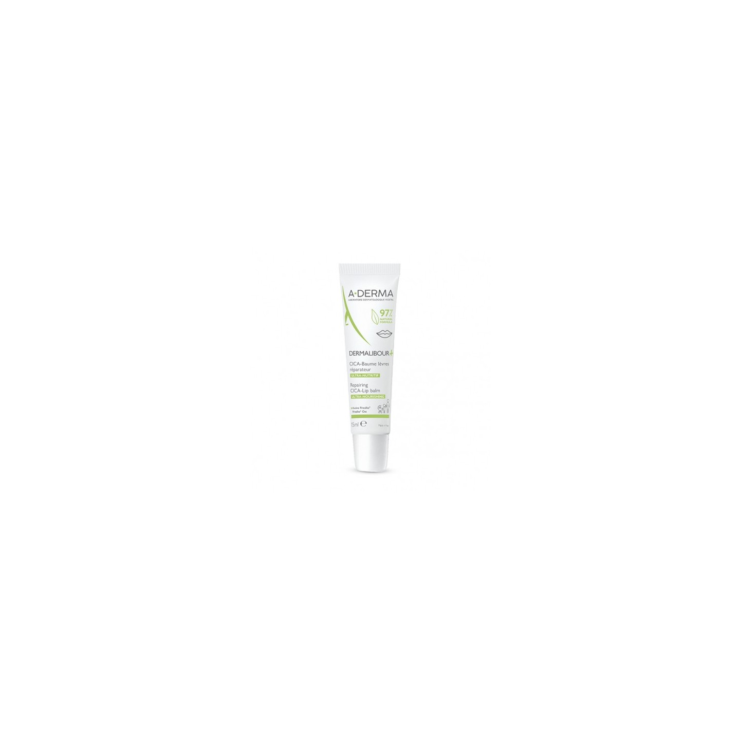 A-Derma Dermalibour+ Cica Baume lèvres - 15ml