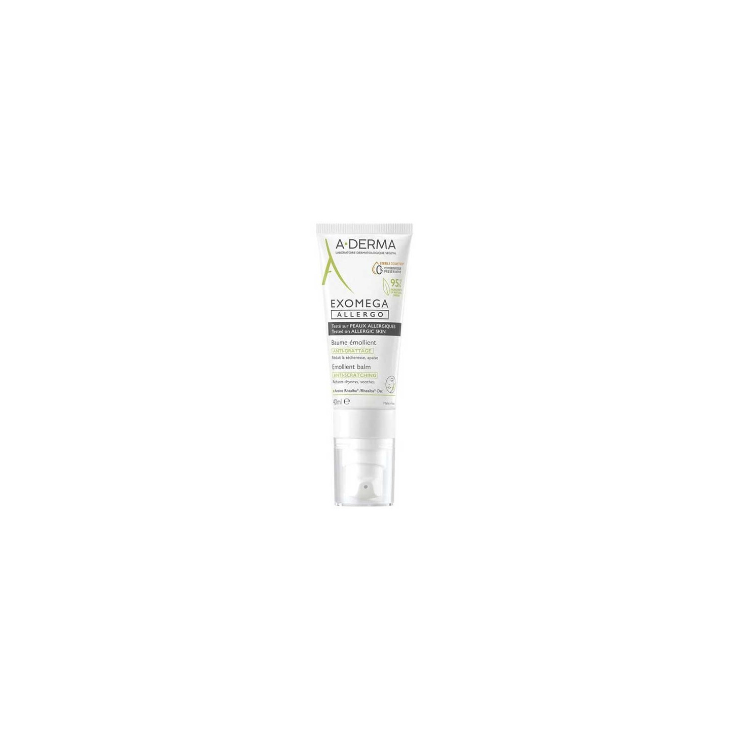 A-Derma Exomega Allergo Baume émollient anti-grattage - 40ml
