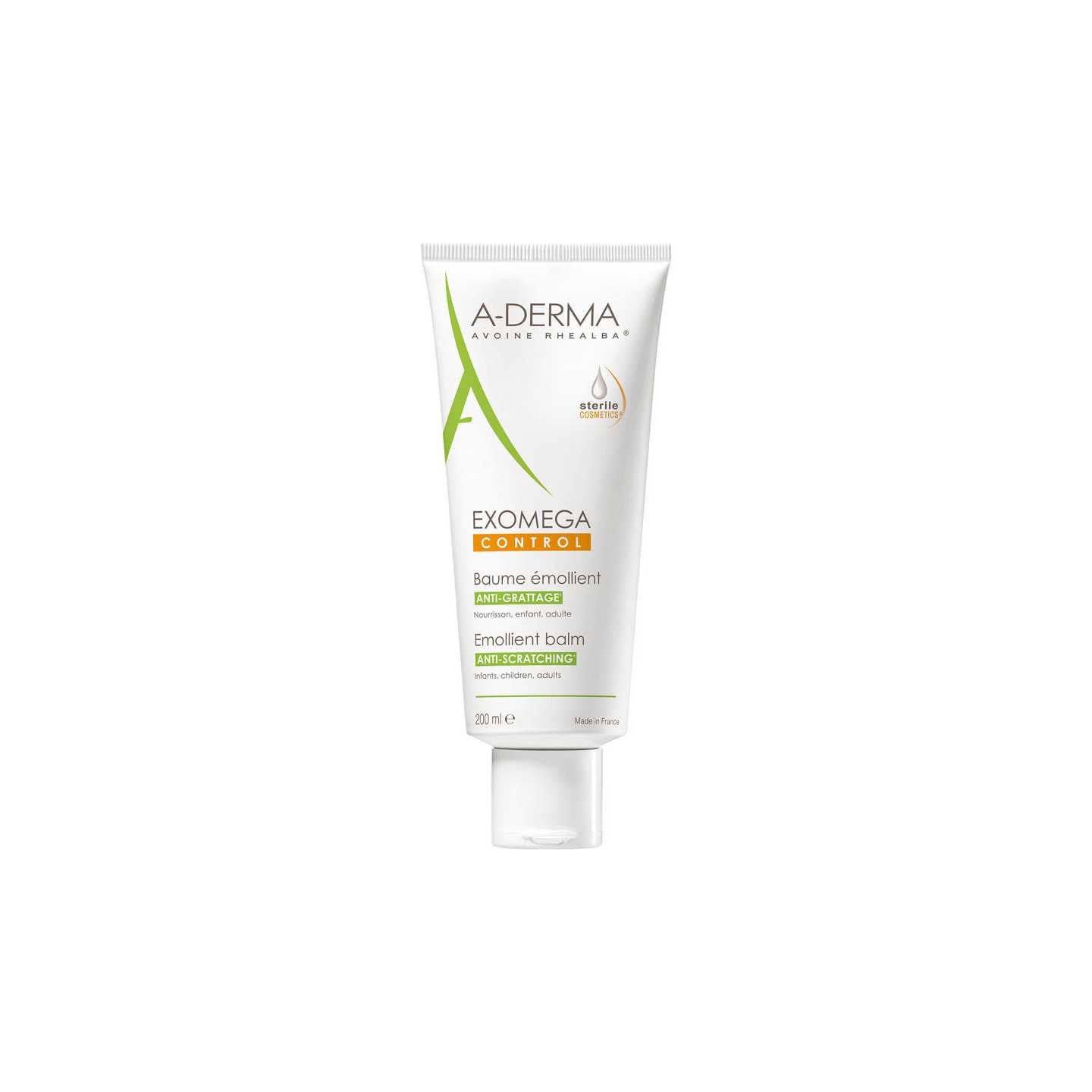 A-Derma Exomega Control Baume émollient anti-grattage - 200ml