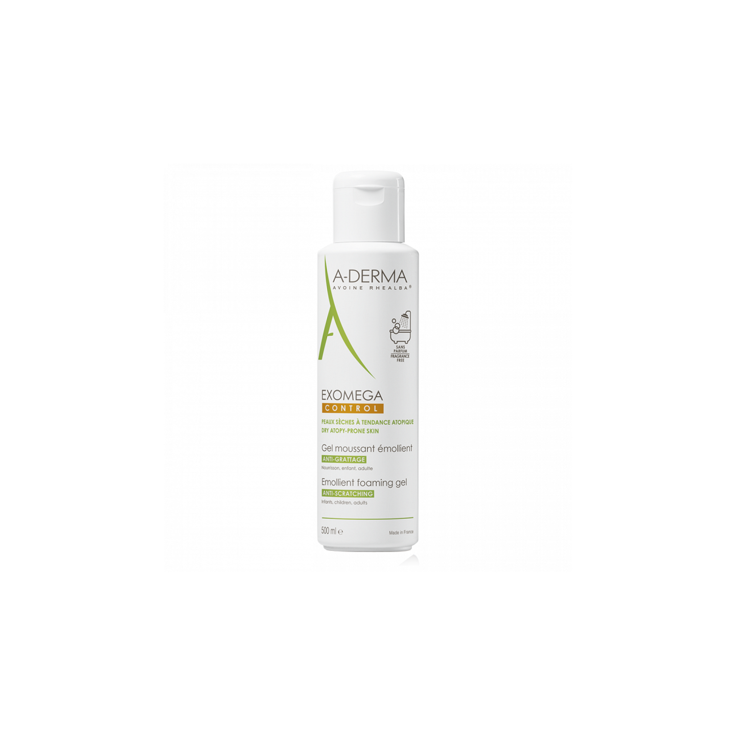 A-Derma Exomega Control Gel moussant émollient - 500ml