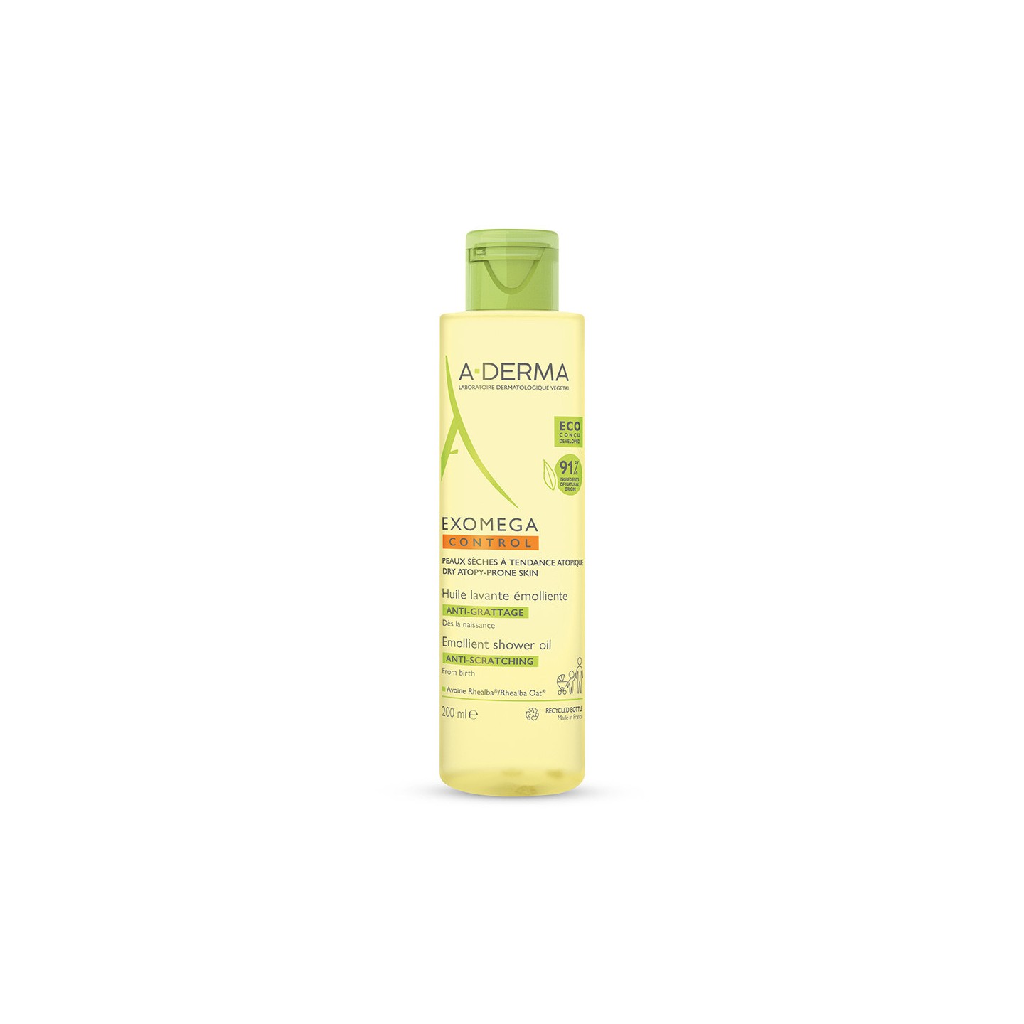 A-Derma Exomega Control Huile lavante émolliente - 200ml