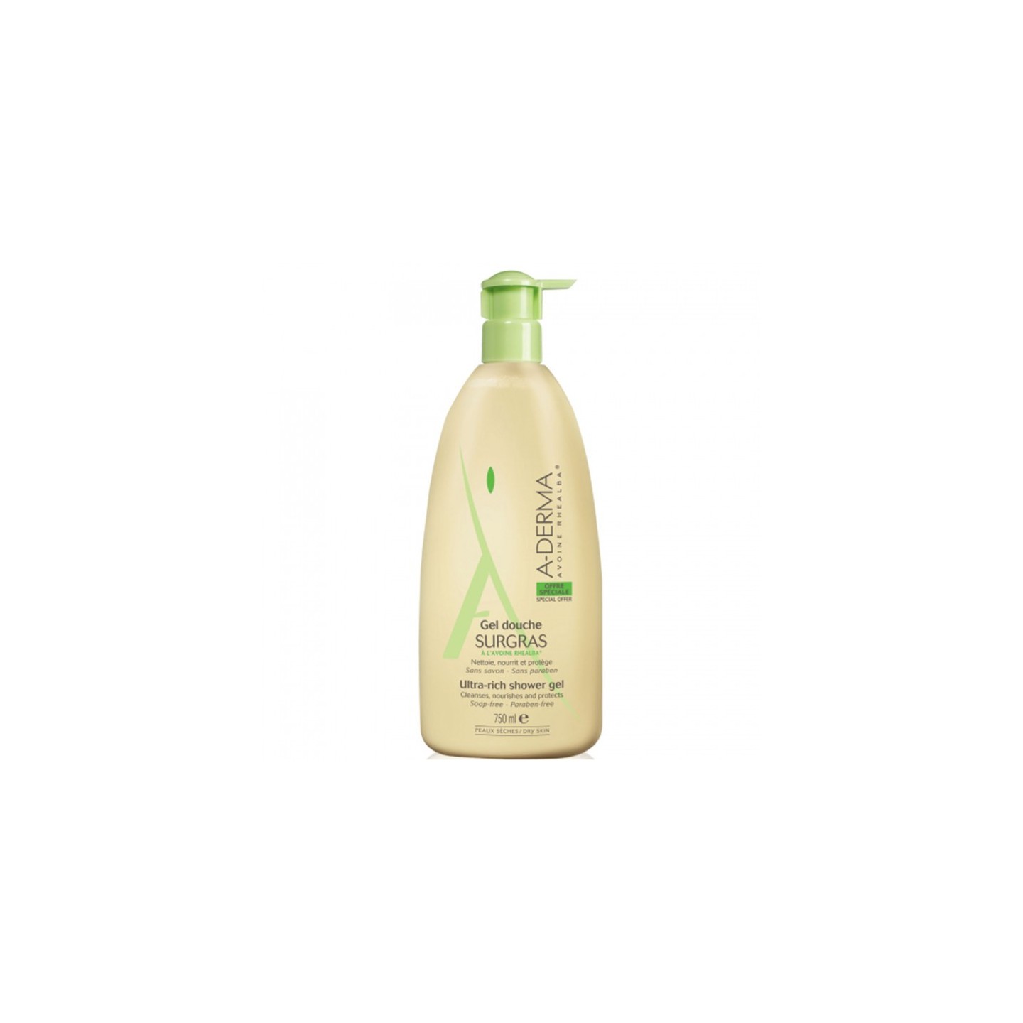 A-Derma Gel douche surgras - 750 ml