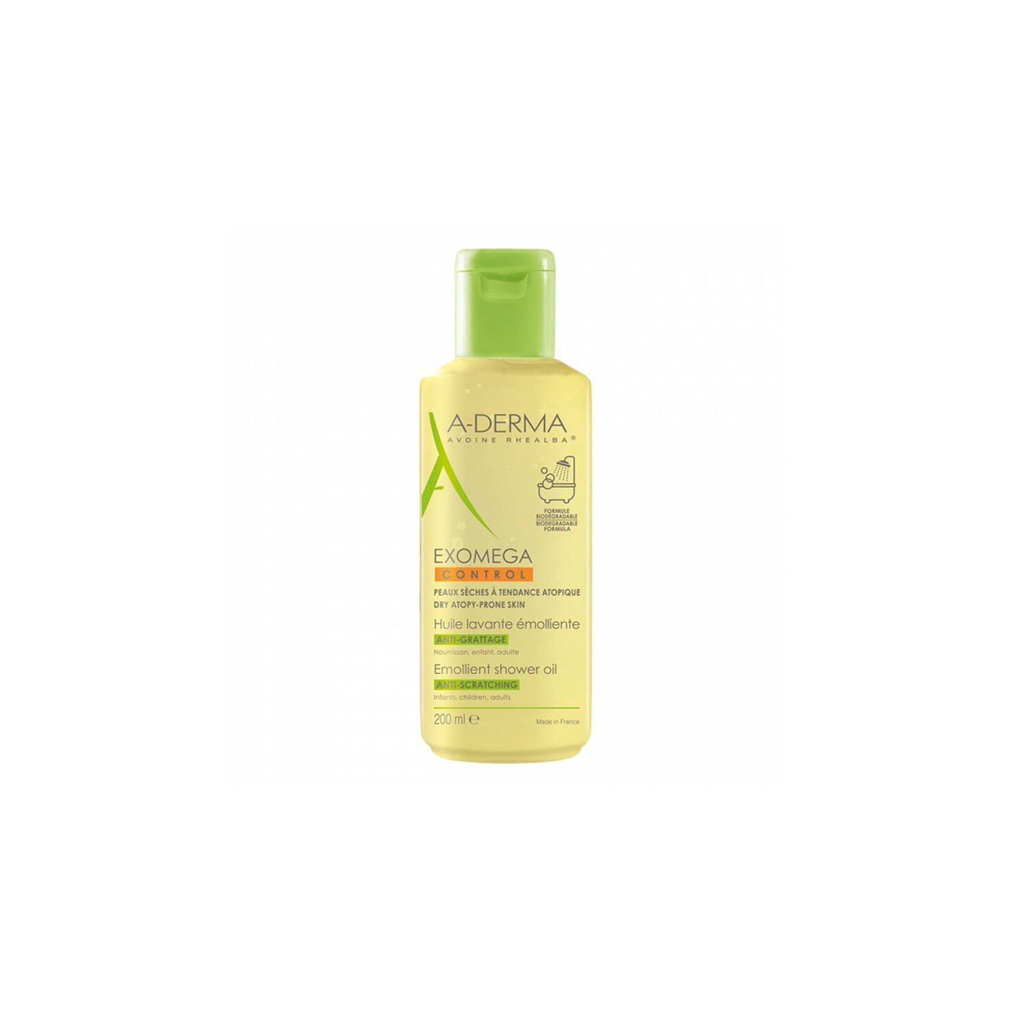 A-Derma Huile lavante émolliente Exomega Control - 200ml
