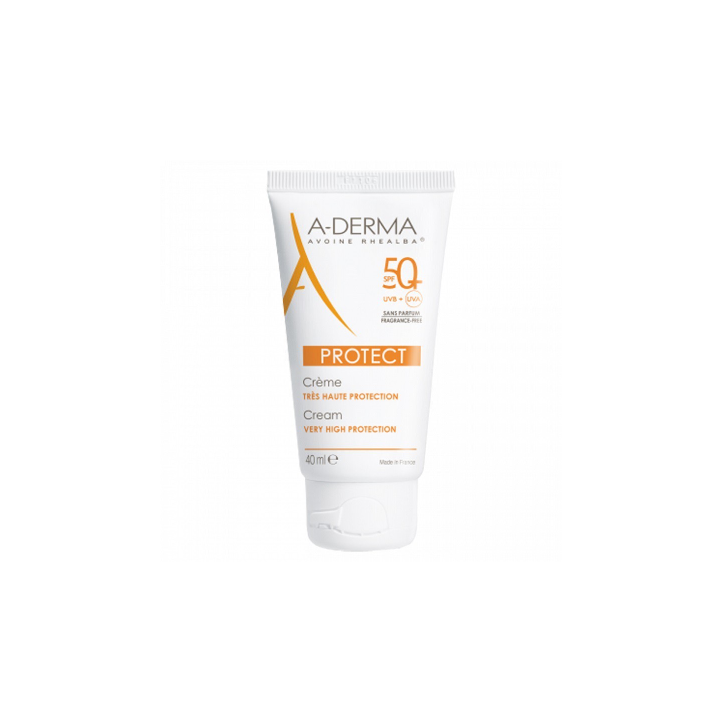 A Derma Protect Crème solaire SPF 50+ sans parfum - 40 ml