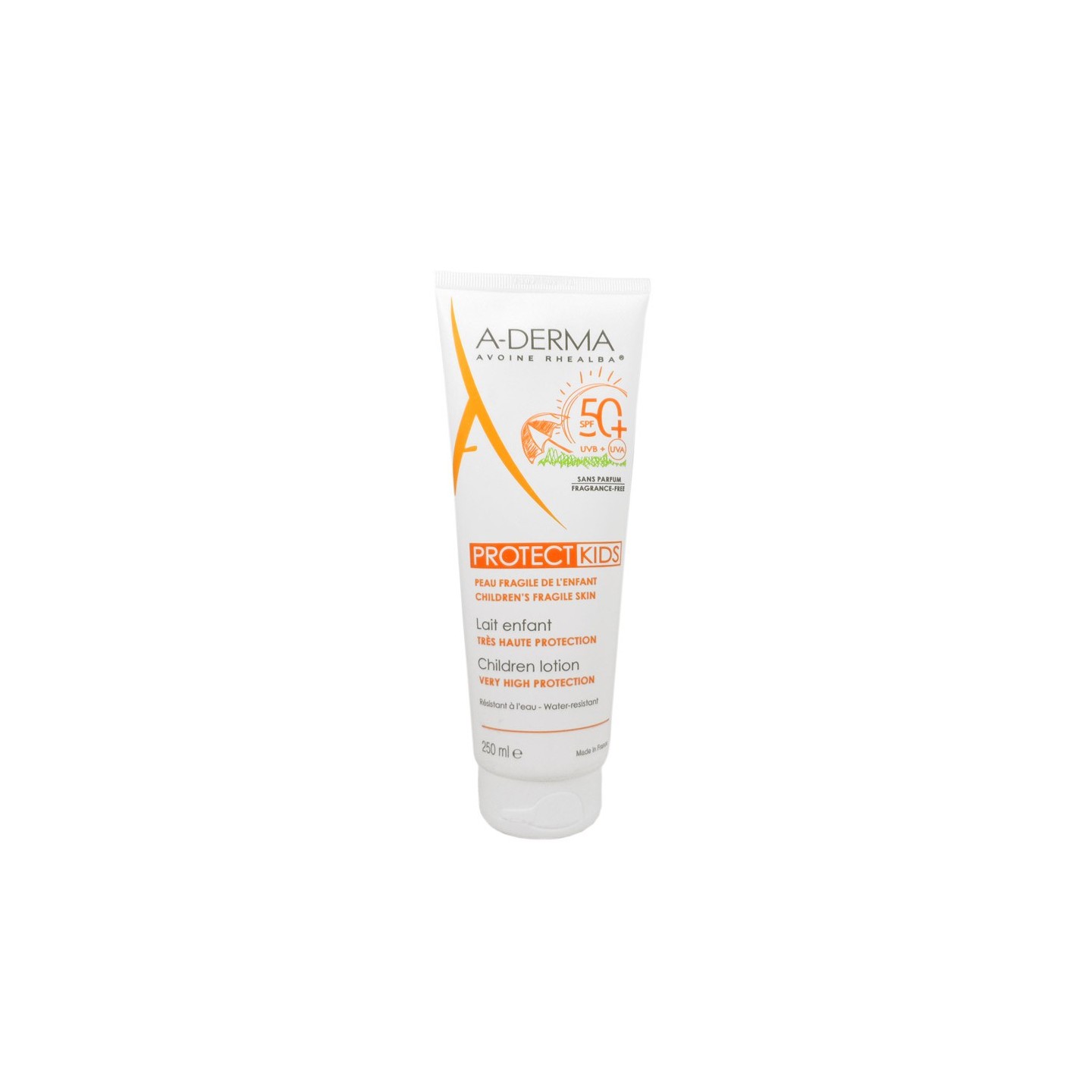 A-Derma Protect kids lait enfant spf50+ - 250 ml