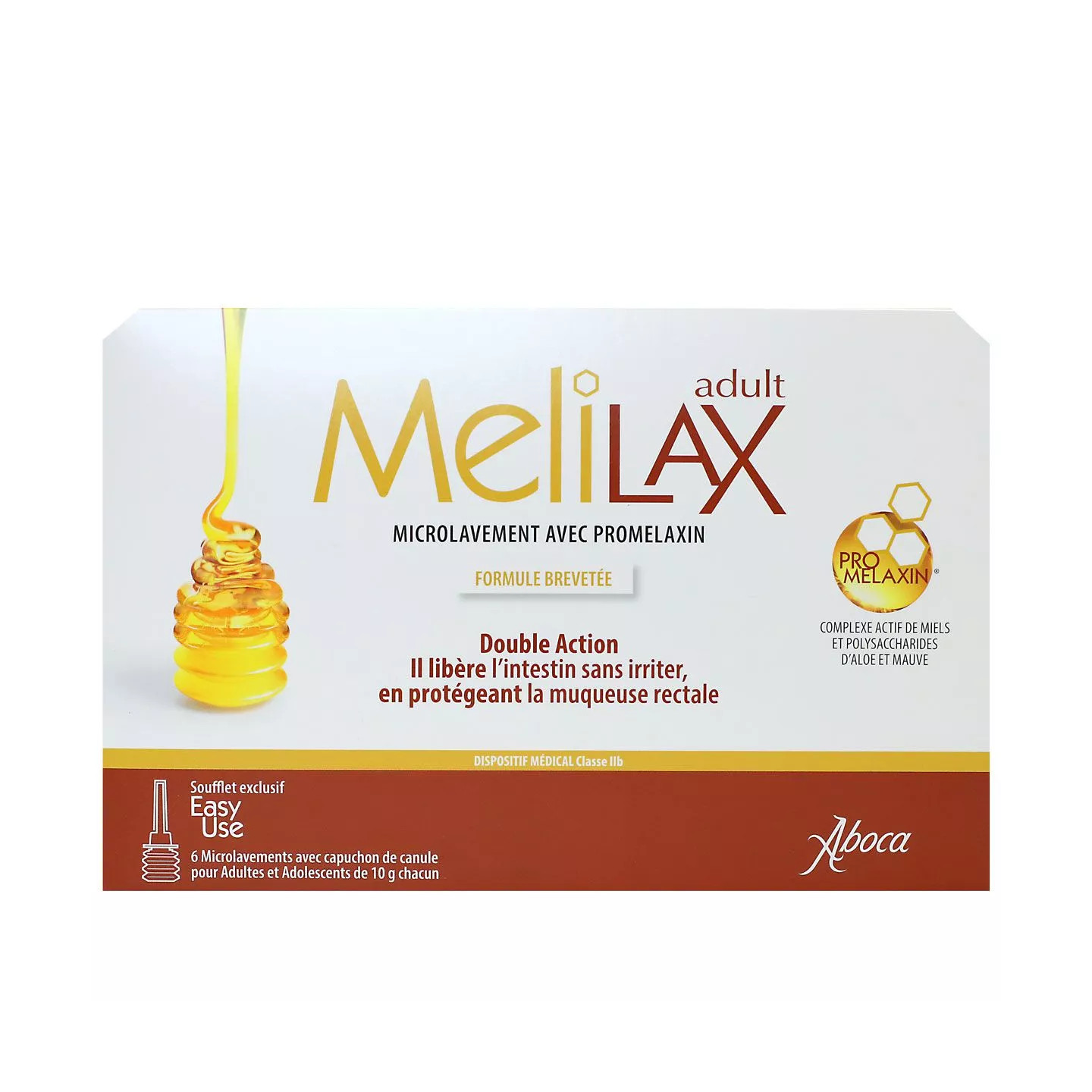 Aboca Melilax 6 Microlavements avec promelaxin