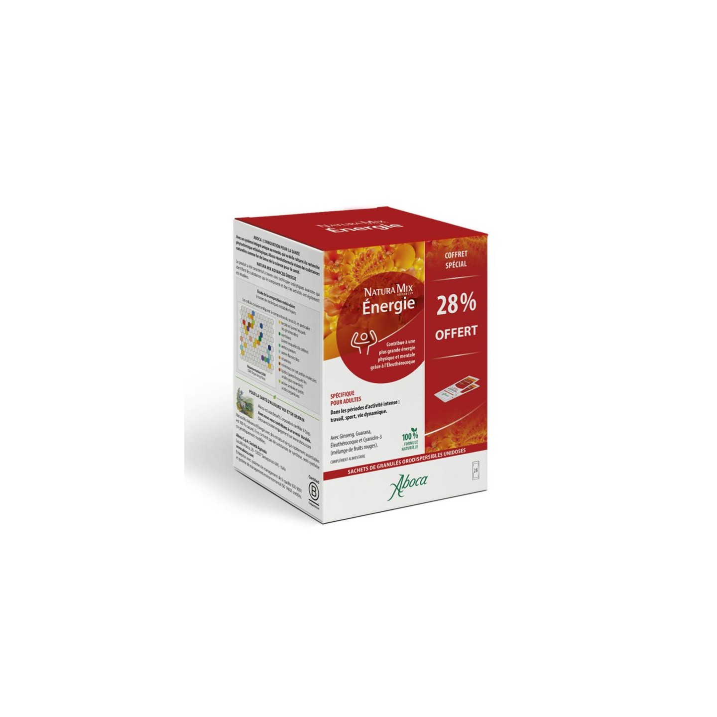 Aboca Natura mix advanced énergie - 28 sachets