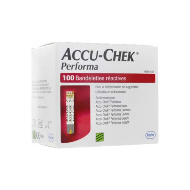 Pharmacie Bastille - Accu-Chek Performa bandelettes réactives x100