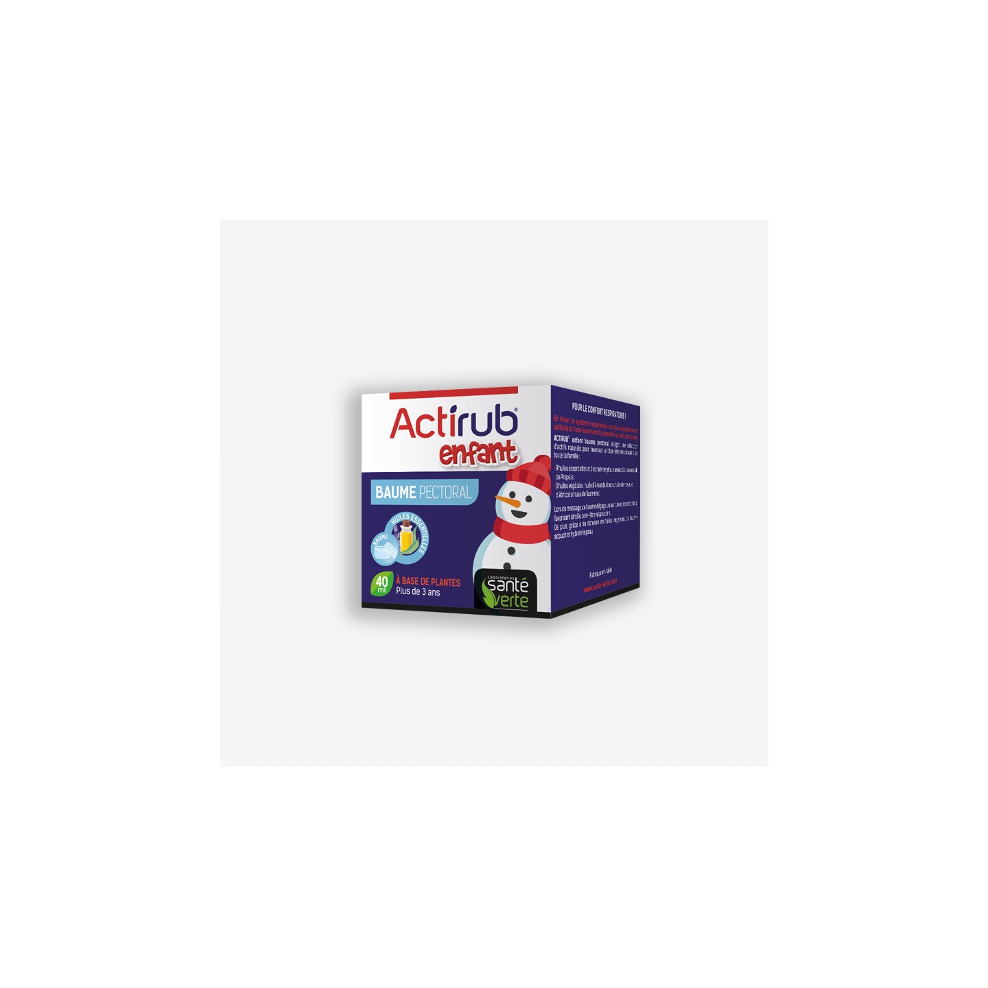 Actirub Baume pectoral 40ml santé verte