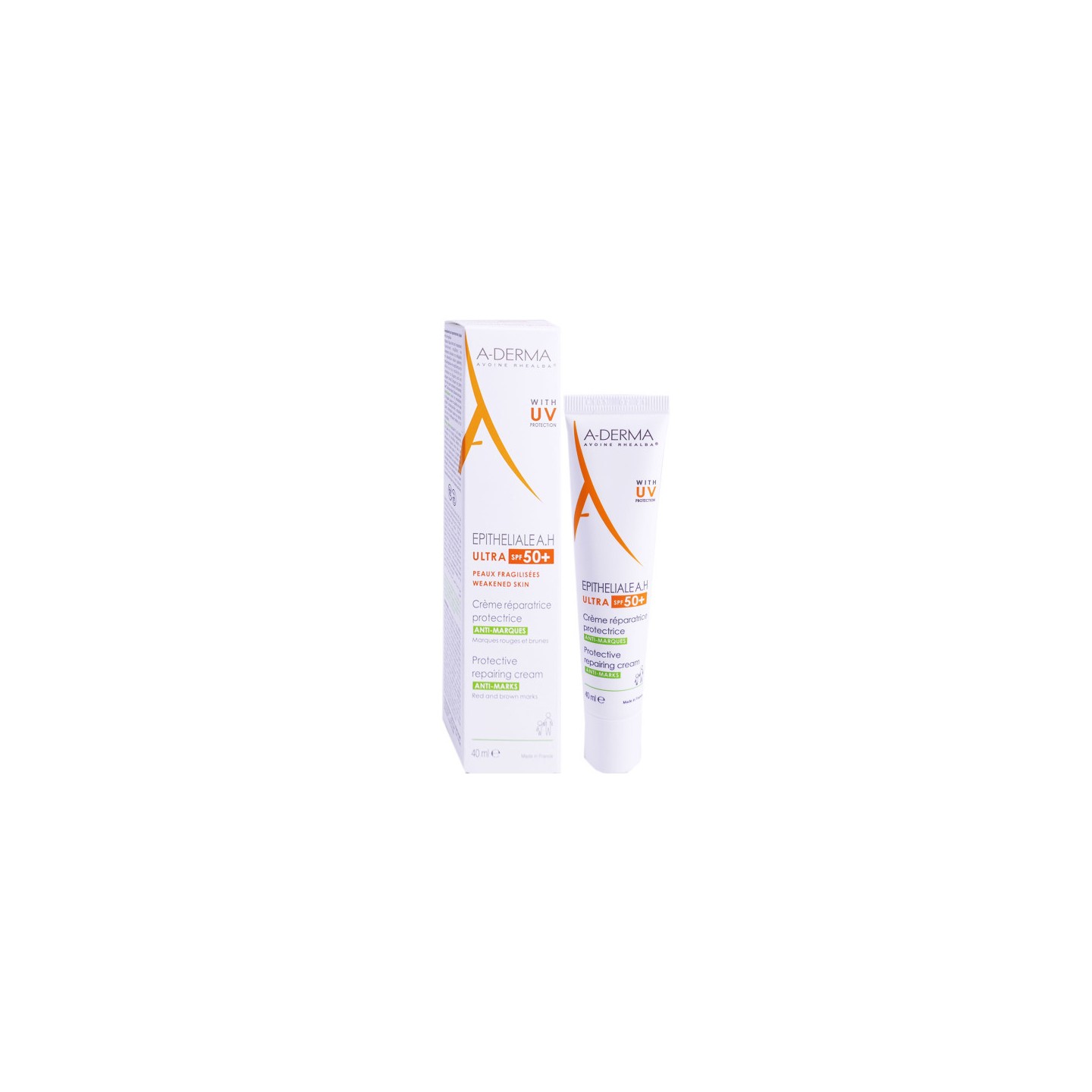 Aderma Epithéliale AH Ultra 50+ crème réparatrice protectrice - 40ml