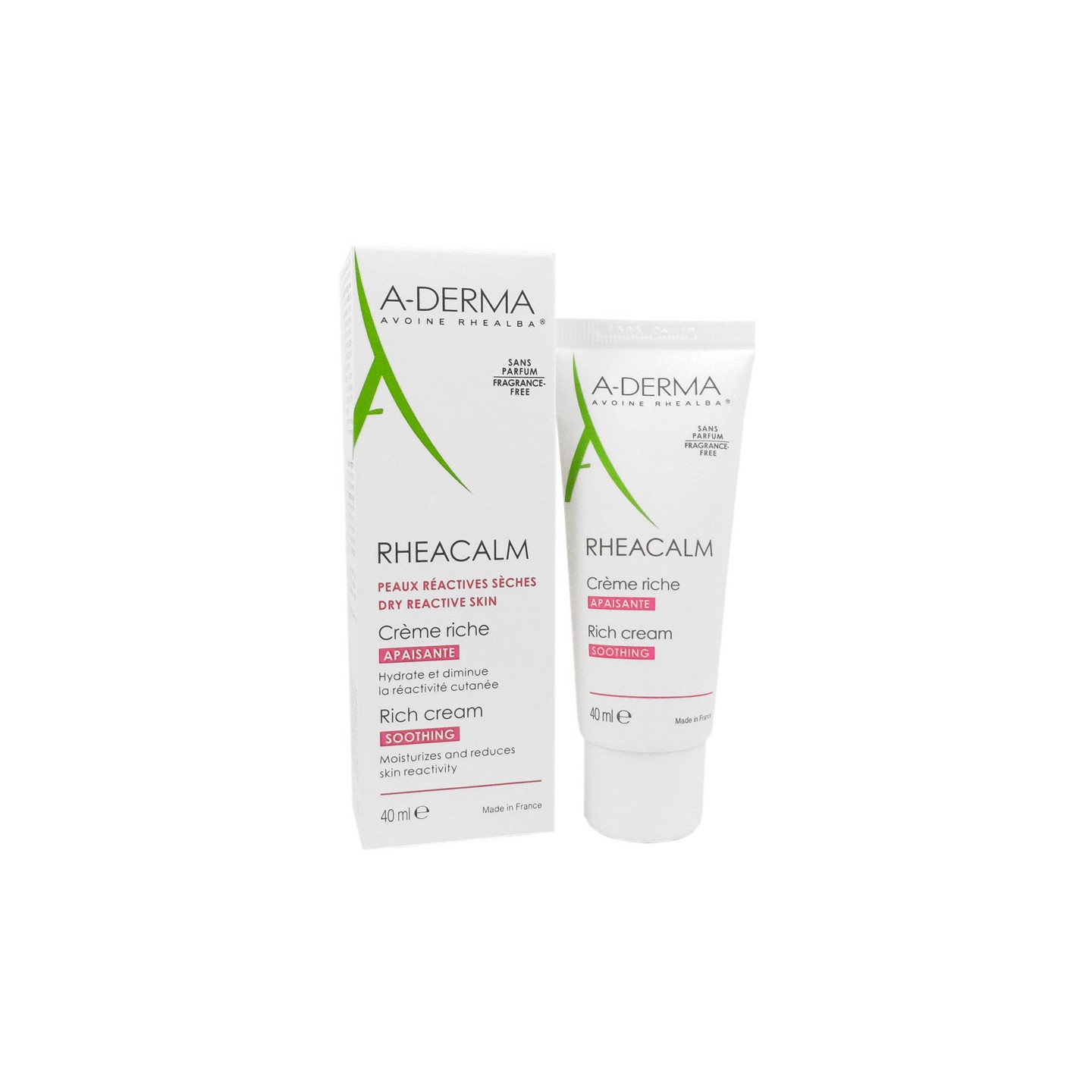Aderma rheacalm creme apaisante riche 40ml
