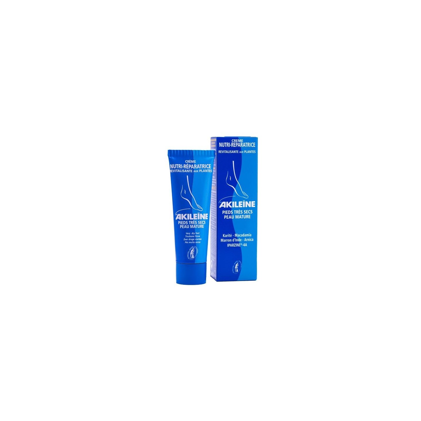 Akileïne Creme Nutri Réparatrice Pieds Trés Secs 50ml