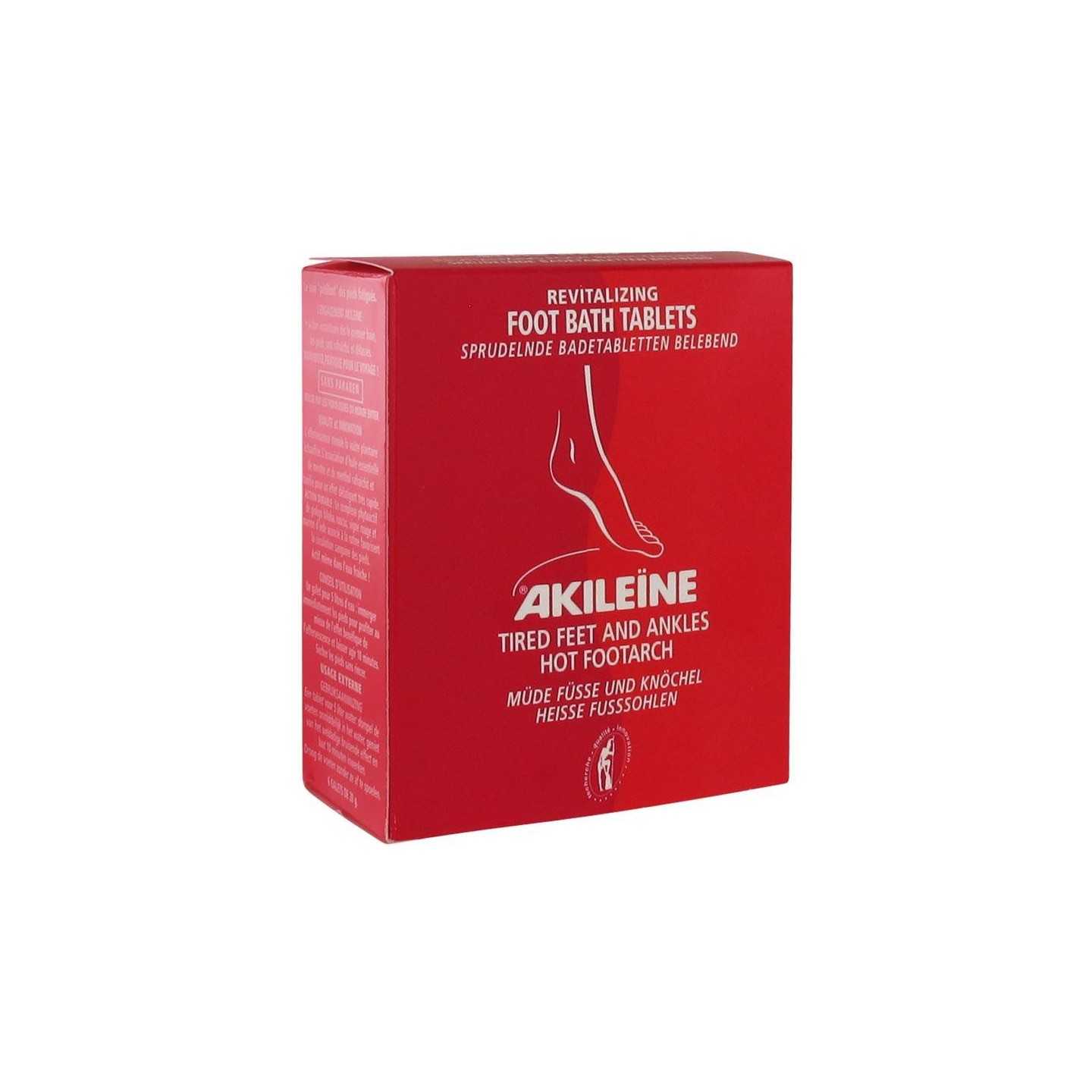 Akileine galets de bain effervescents pieds et cheville 6x20g