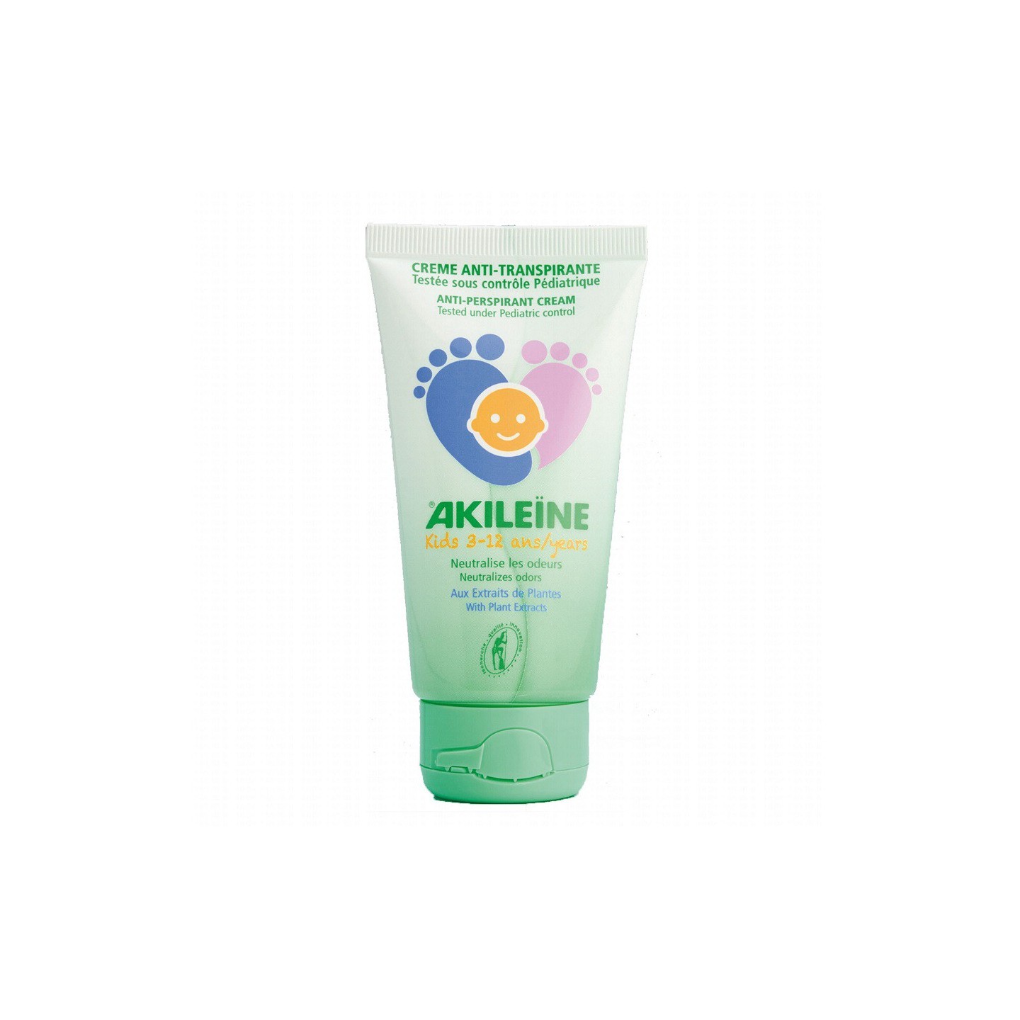 Akileïne Kids crème anti transpirante - 75ml