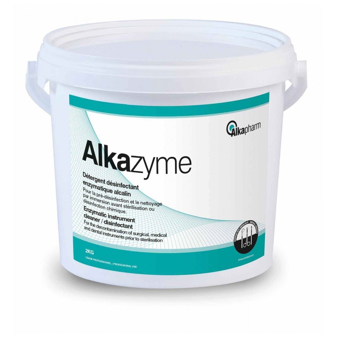Alkazyme seau avec cuillère doseuse 2 kg