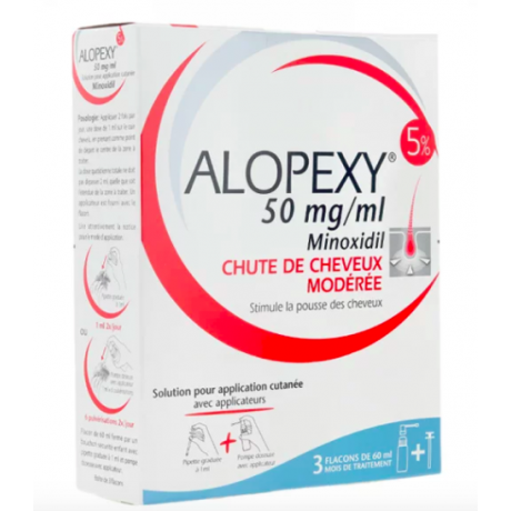 Alopexy Minoxidil 5% solution 3x60ml