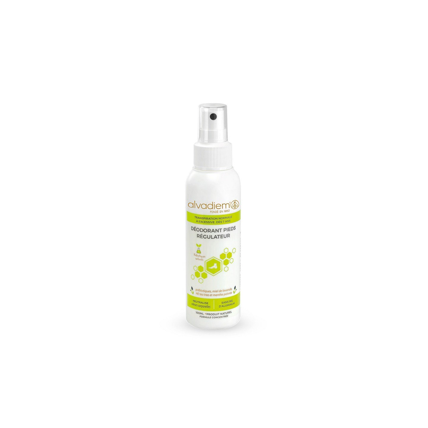 Alvadiem Déodorant pieds régulateur - 100ml