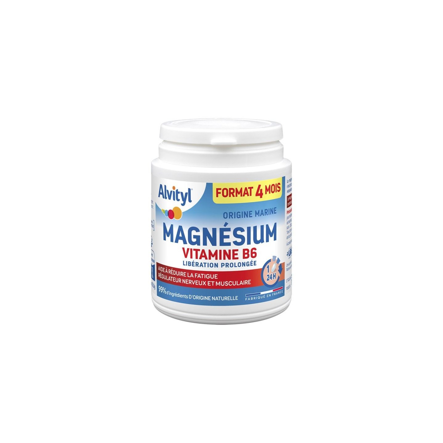 Alvityl Magnésium Vitamine B6 - 120 comprimés