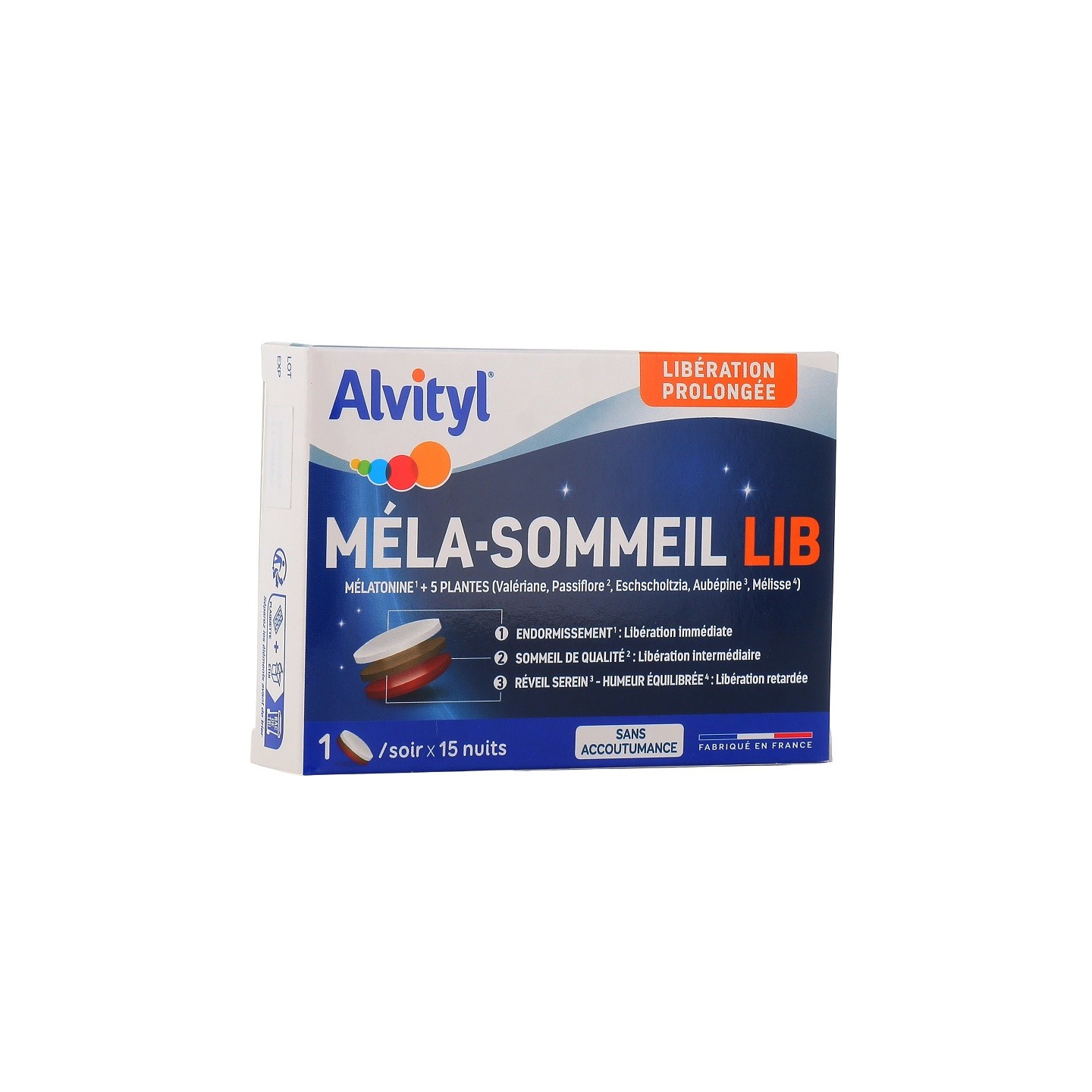 Alvityl Méla-Sommeil LIB - 15 comprimés