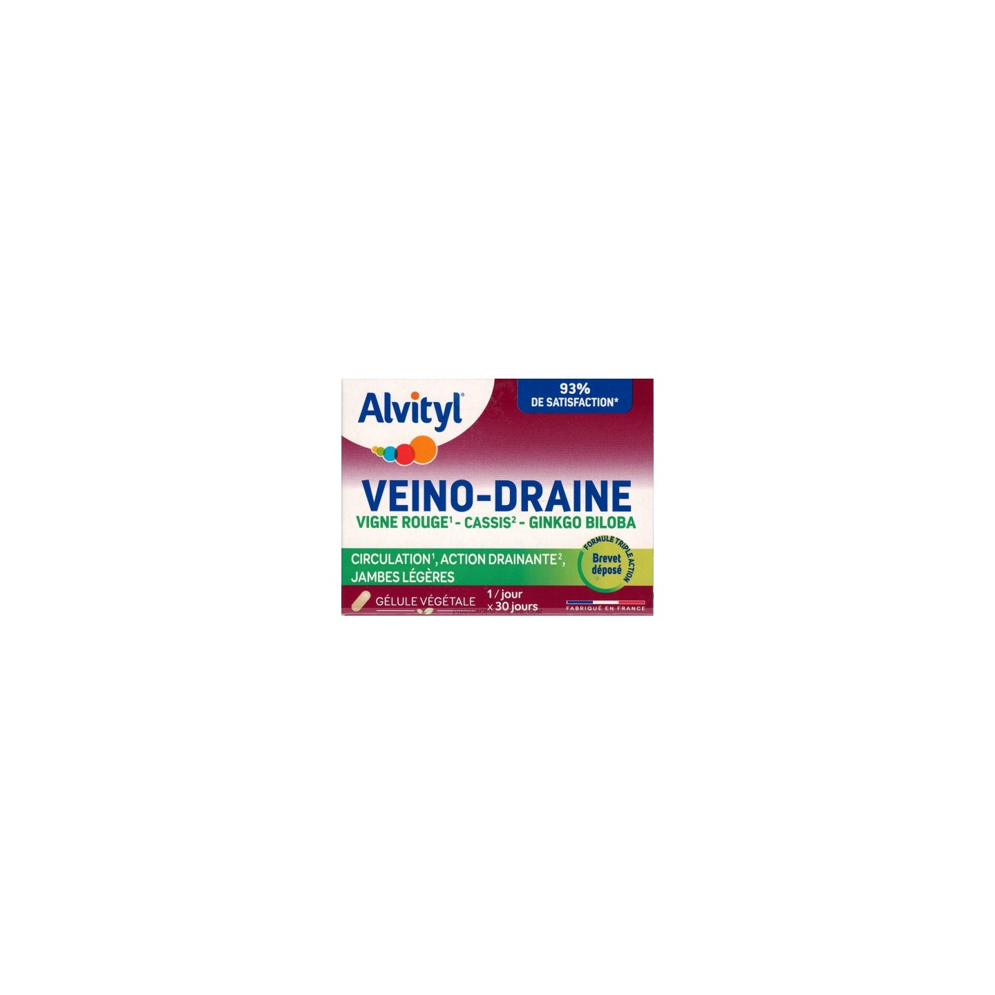 Alvityl Veino-Draine 30 gélules