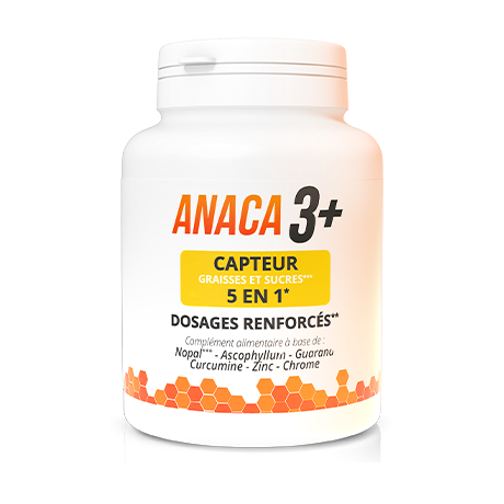 Anaca3 + Capteur Graisses et Sucres 5en1 120 Gélules