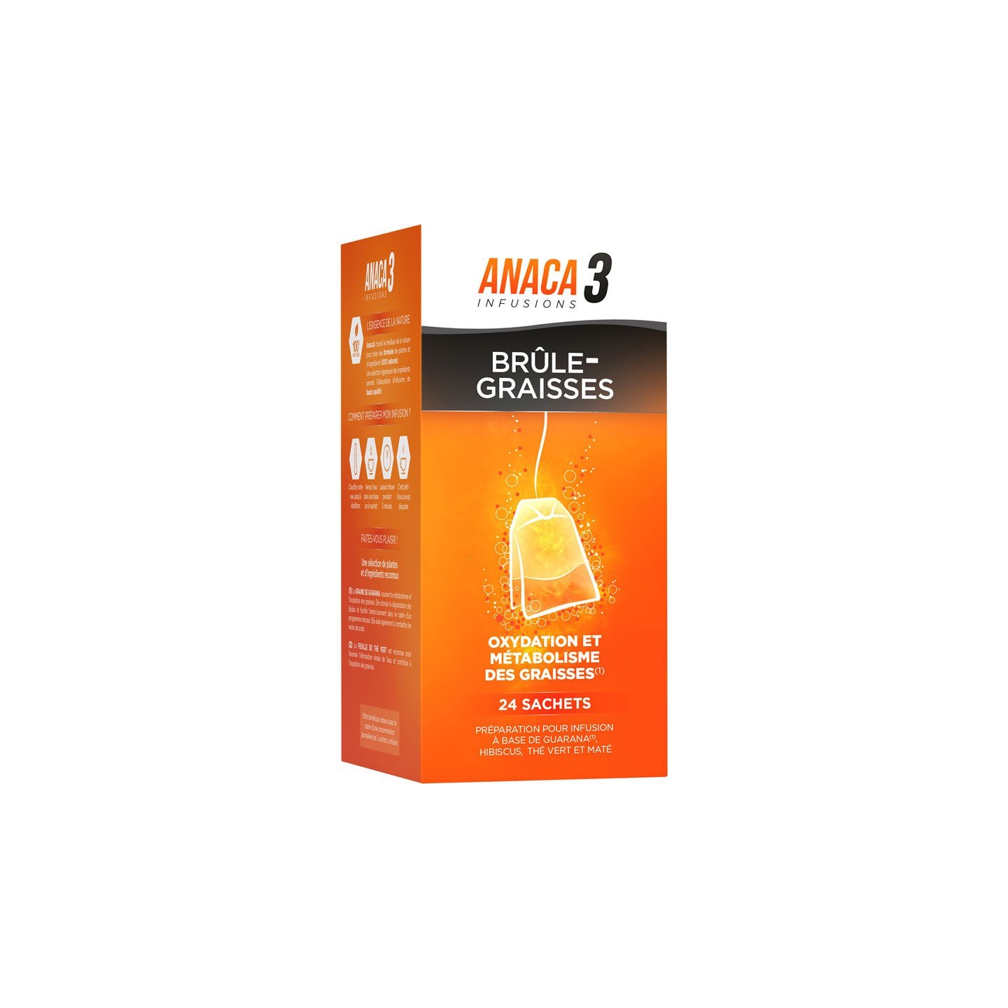 Anaca3 Infusions brûle-graisses - 24 sachets