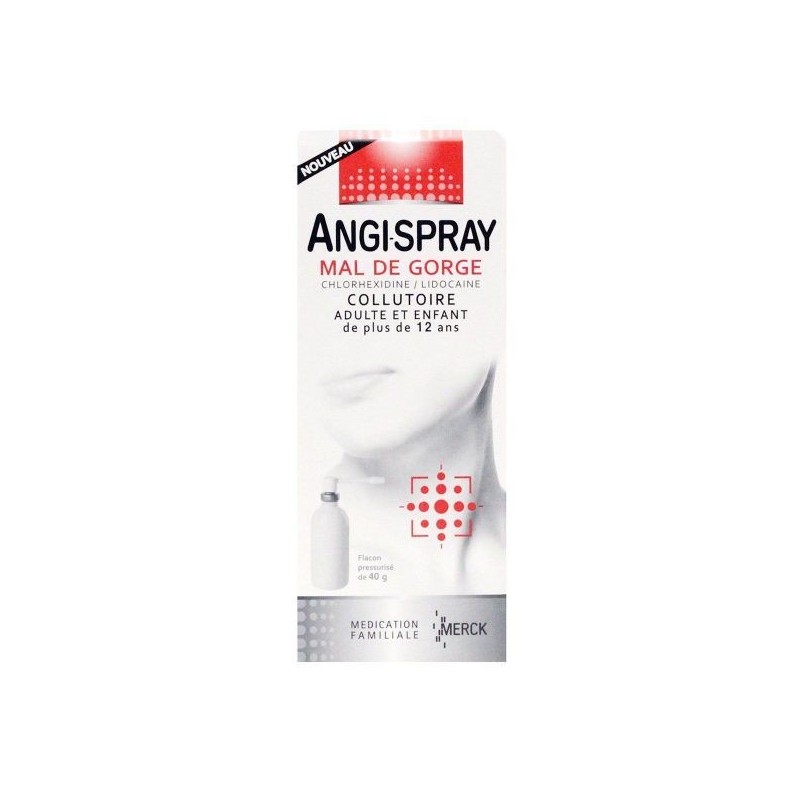Pharmacie Bastille - Angispray collutoire maux de gorge 40 g