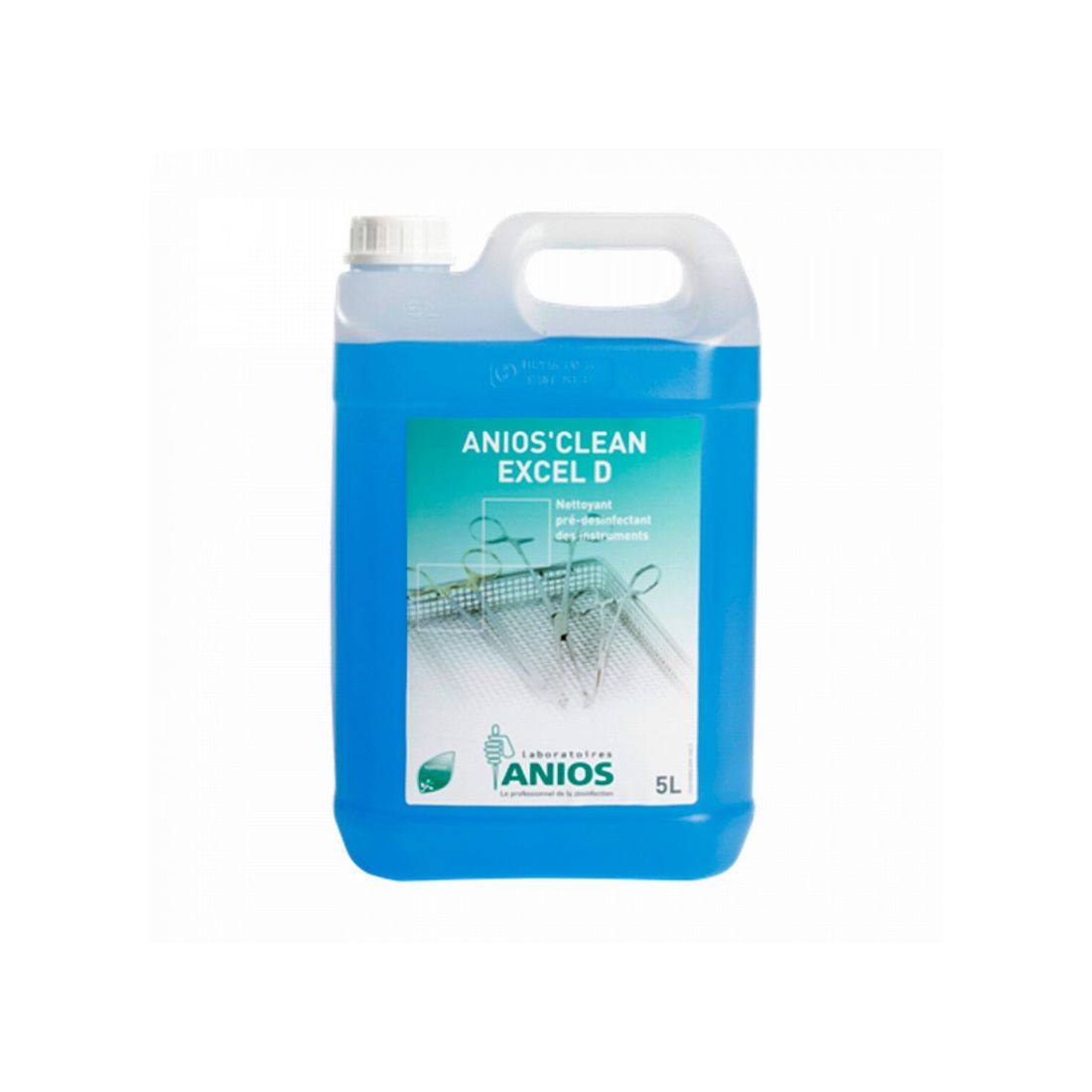 Nettoyant Pre-desinfectant Anios Clean Excel D Bidon 5 Litres avec Pompe