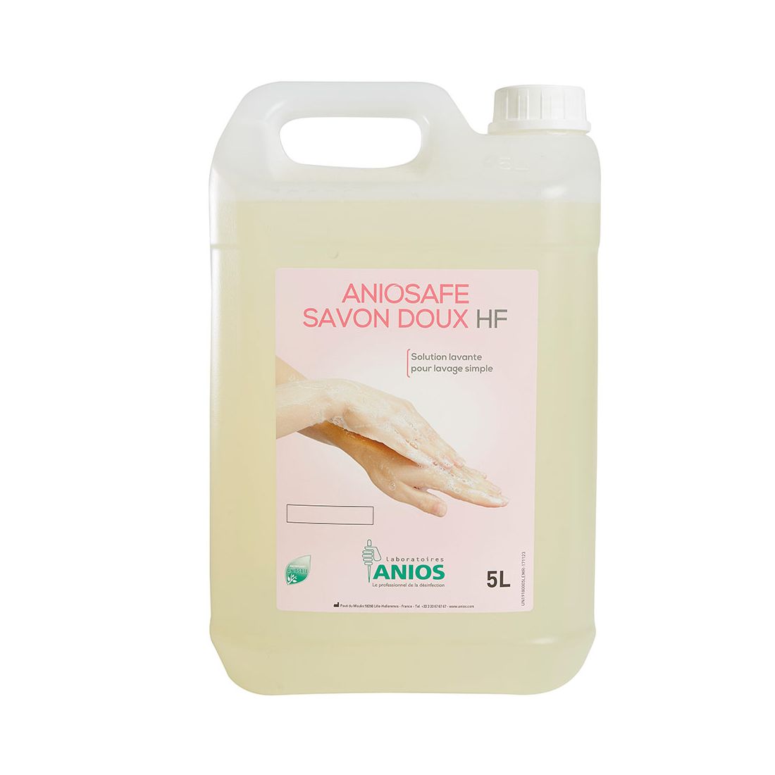 Solution Lavante Aniosafe Savon Doux 5 litres