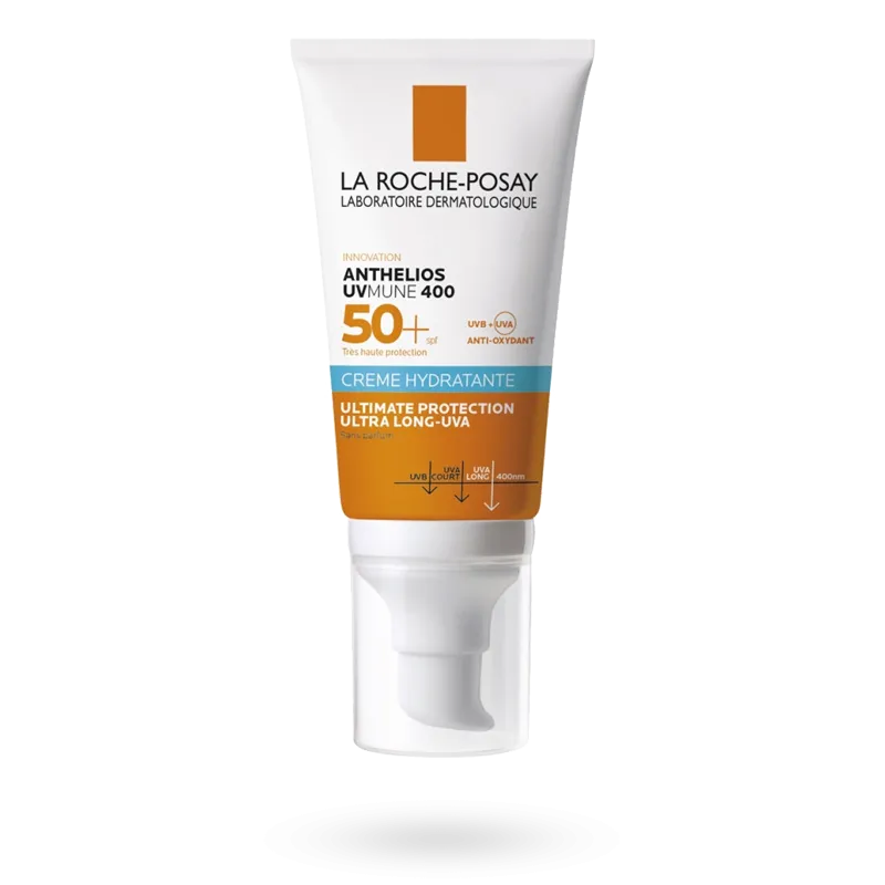 Anthelios UVMUNE 400 crème hydratante SPF 50+ sans parfum La Roche Posay - 50 ml
