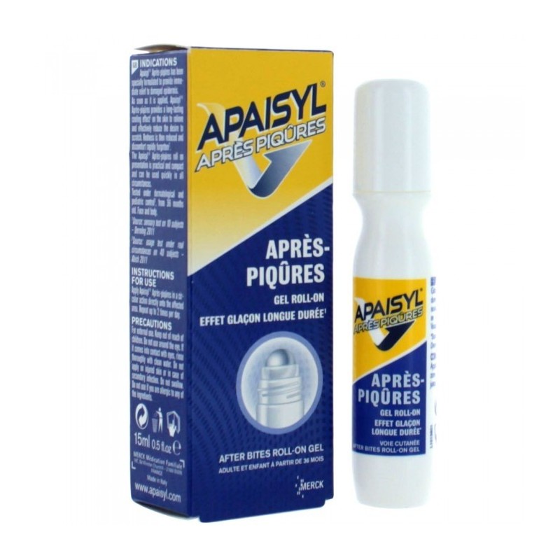 Pharmacie Bastille - Apaisyl roll-on après-piqures 15ml
