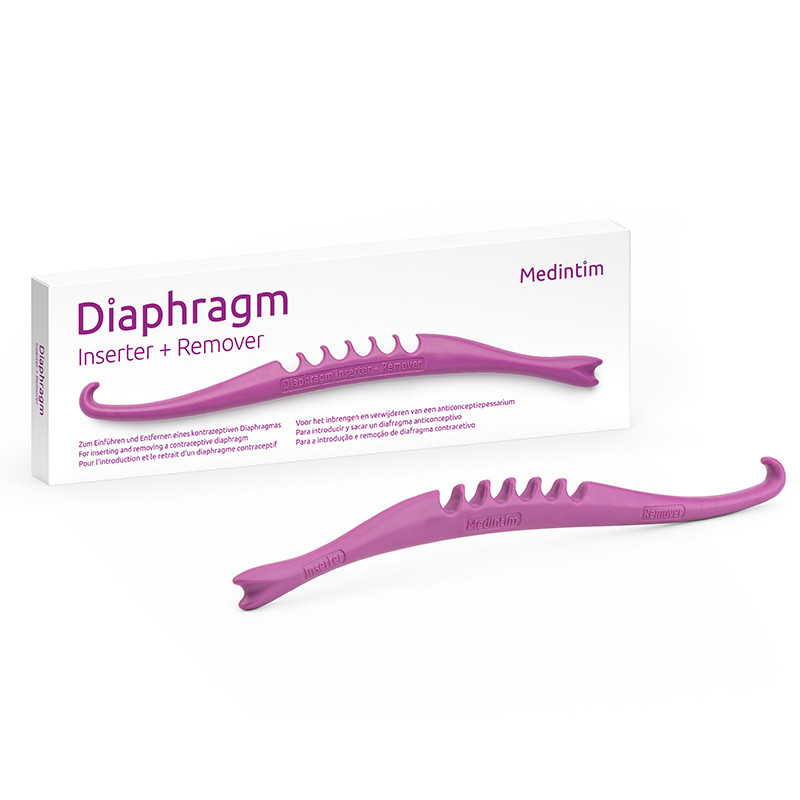Applicateur pour introduction et retrait diaphragme
