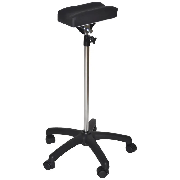 APPUI-JAMBE OU BRAS A ROULETTES POLYAMIDE NOIR - VOG
