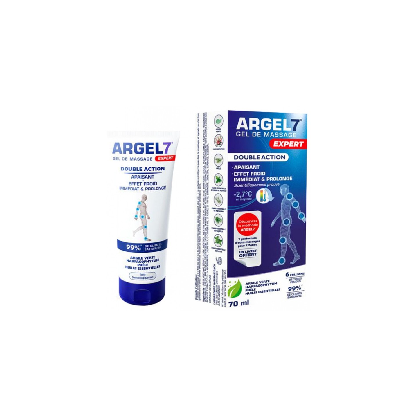 ARGEL7 Expert Gel de Massage 70ml
