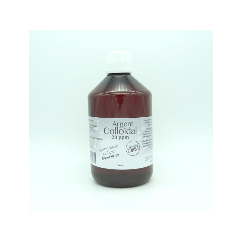 ARGENT COLLOÏDAL 20 ppm 500 ml