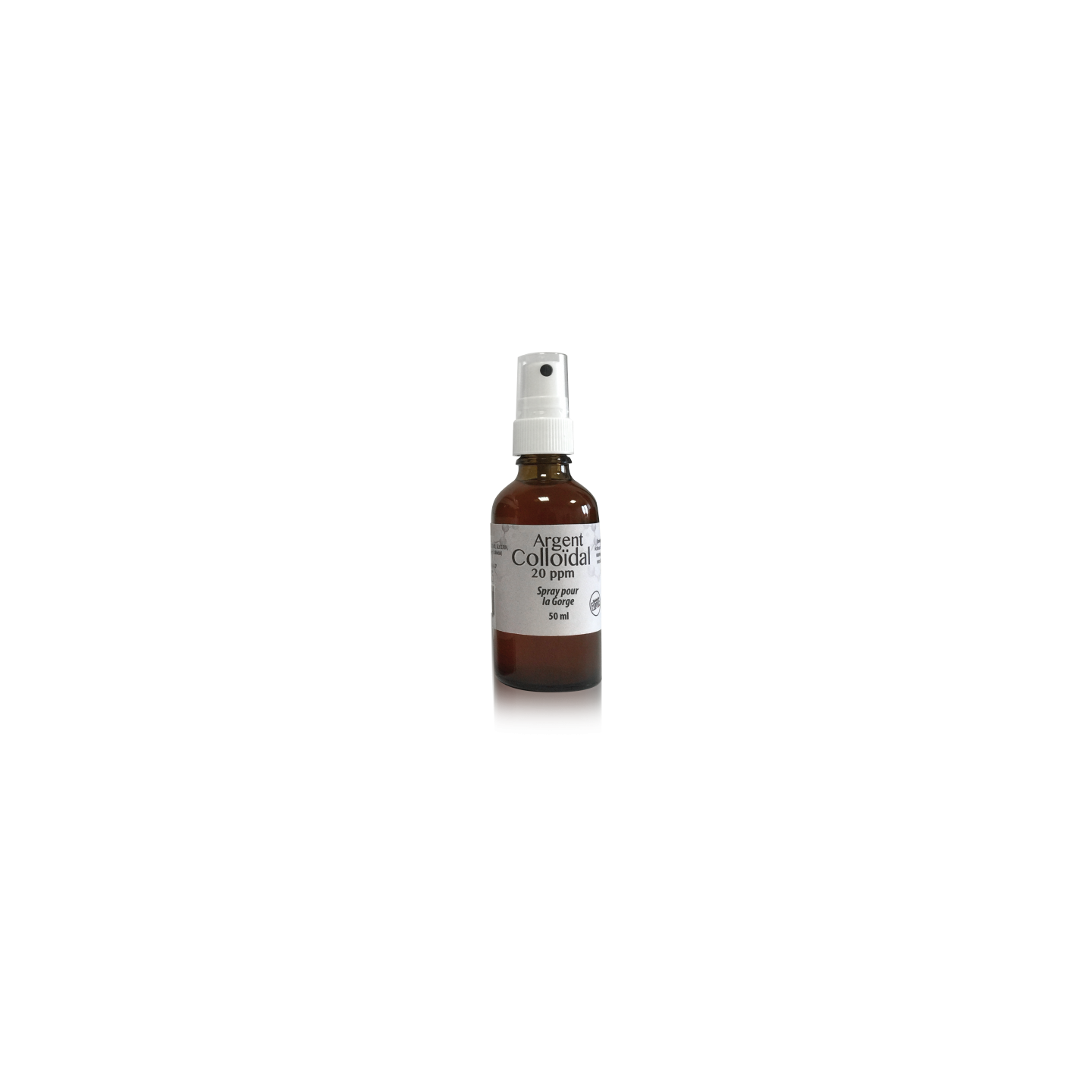 Argent Colloidal 20ppm Spray gorge 50ml Dr.theiss