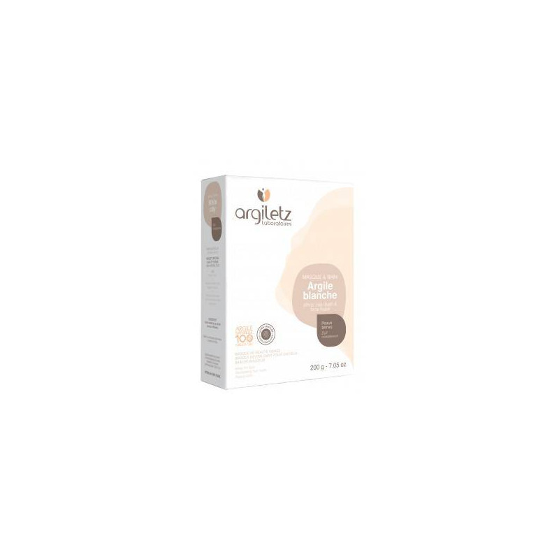 ARGILE BLANCHE POUDRE 200 g.