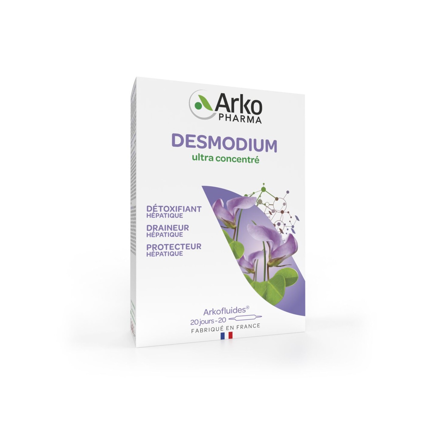 Arkofluides Desmodium 2300 mg - 20 ampoules buvables