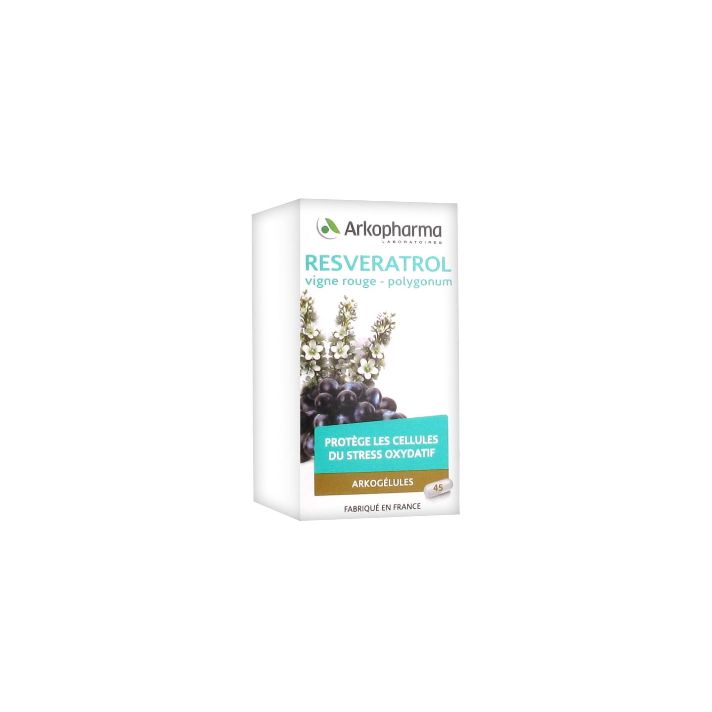 Arkogélule Resveratrol 45 Gelules