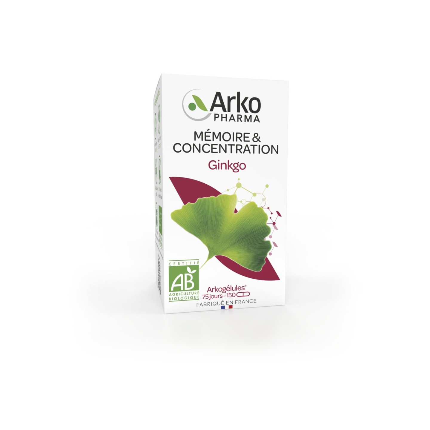 Arkogélules Gingko 150 gélules