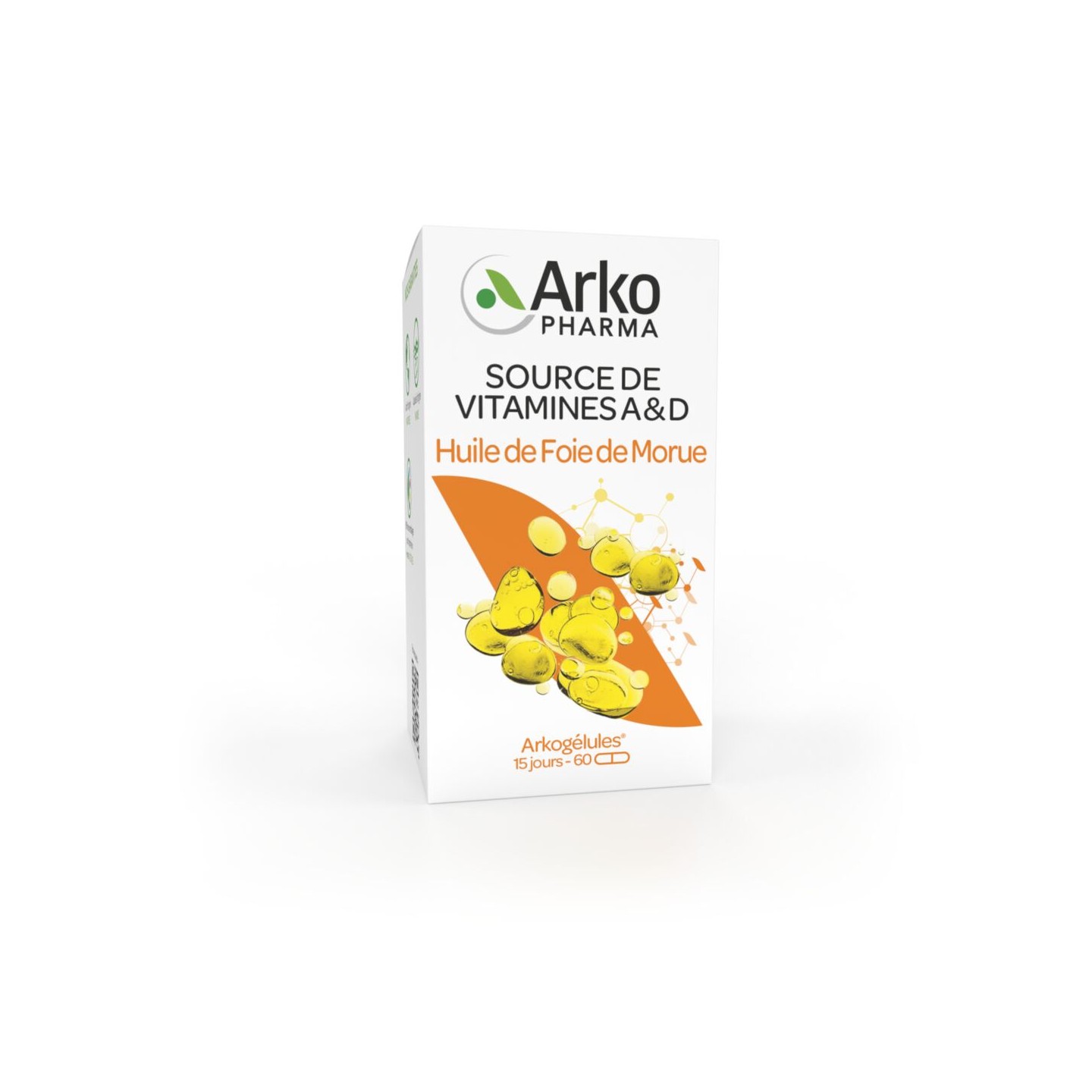Arkogélules Huile de foie de morue 60 gélules