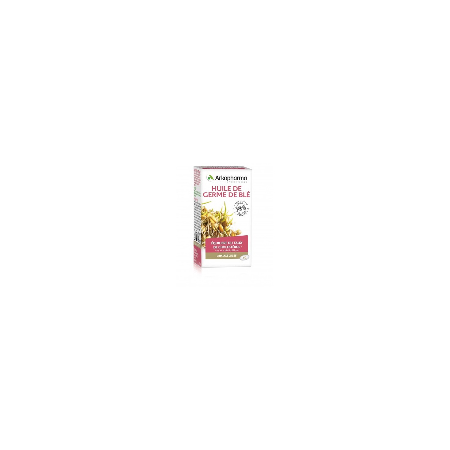 Arkogélules huile de germe de blé - 60 capsules