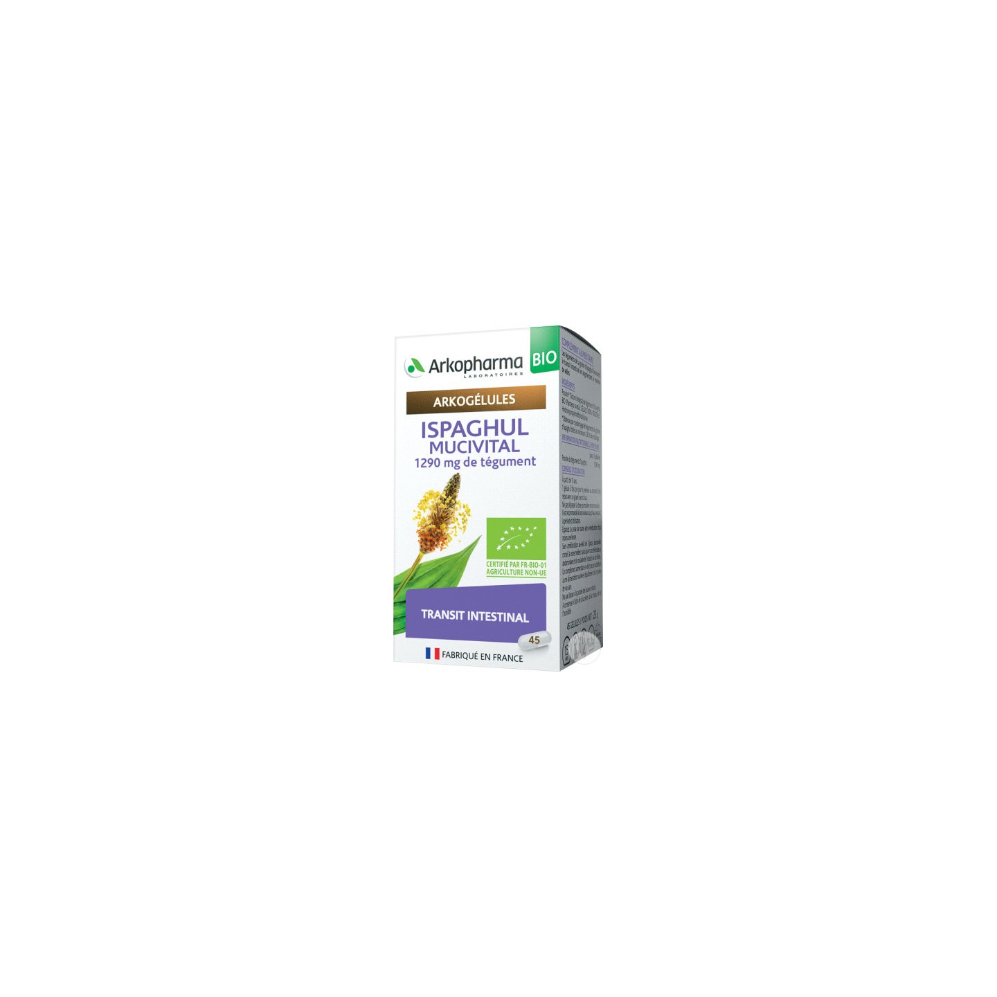 Arkogélules Ispaghul Mucivital Bio - 45 gélules