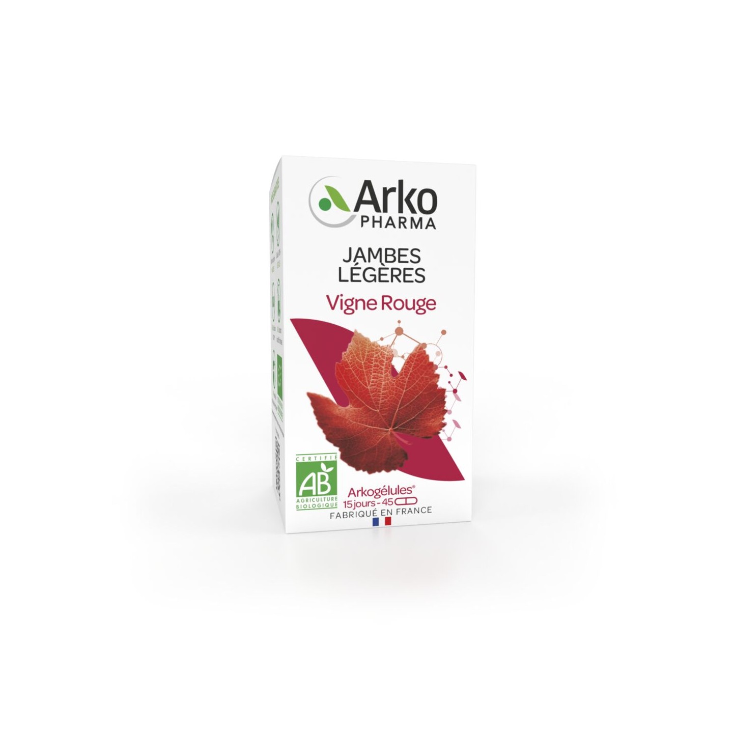 Arkogélules Vitiven vigne rouge Bio - 45 gélules