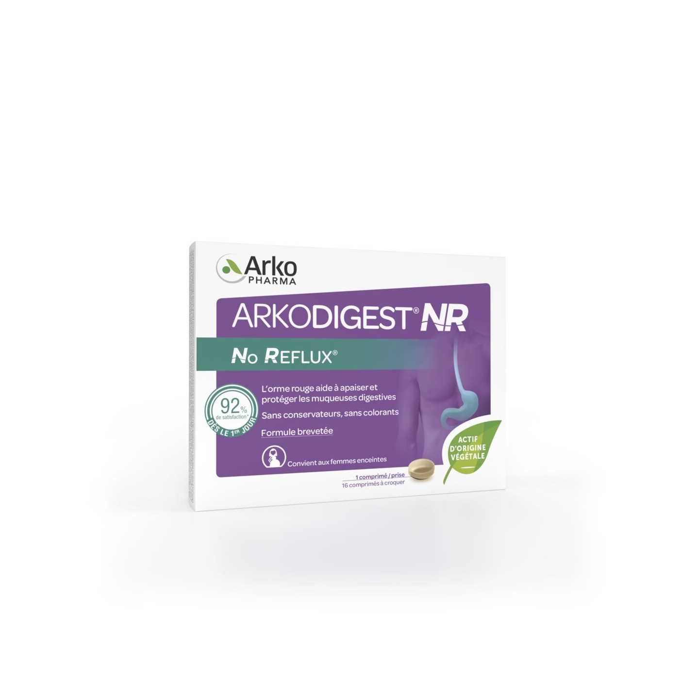 Arkopharma Arkodigest NR No Reflux - 16 comprimés