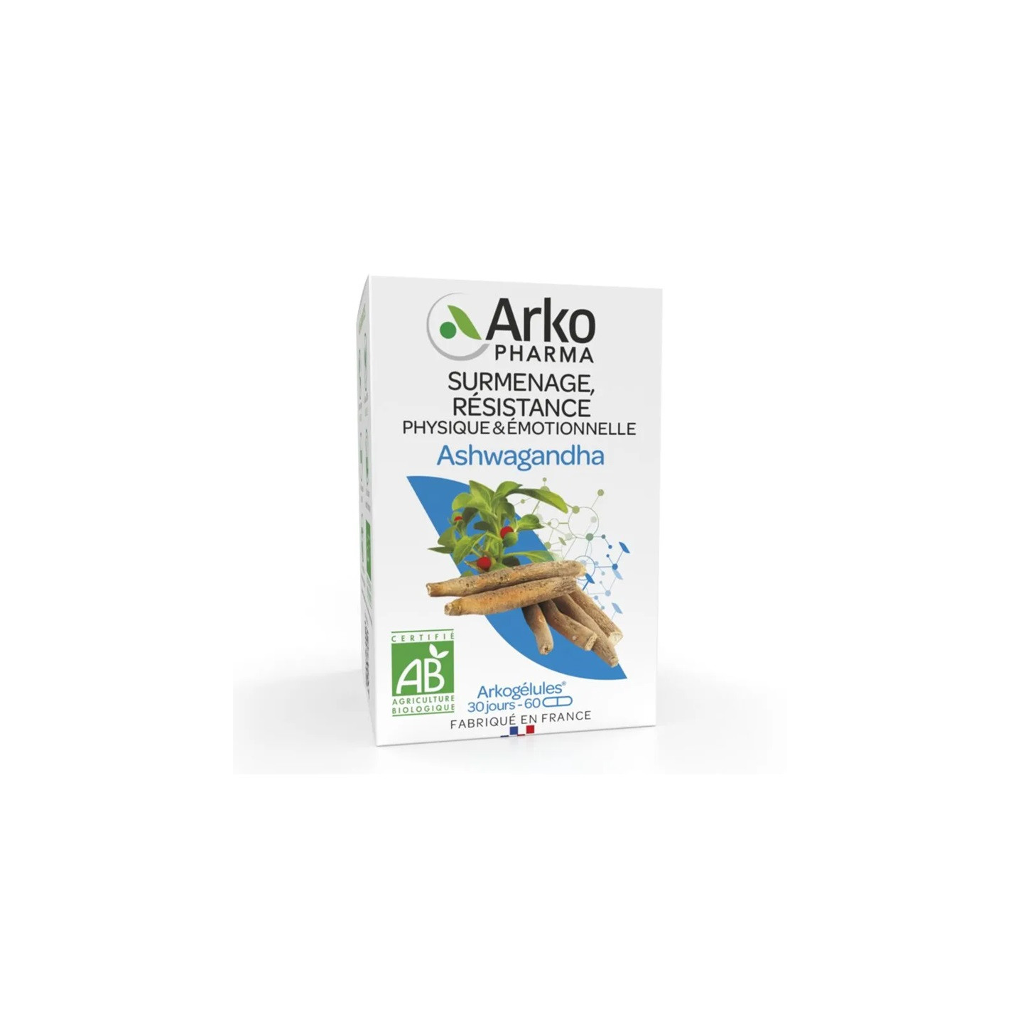 Arkopharma Arkogélules Ashwagandha Bio - 60 gélules