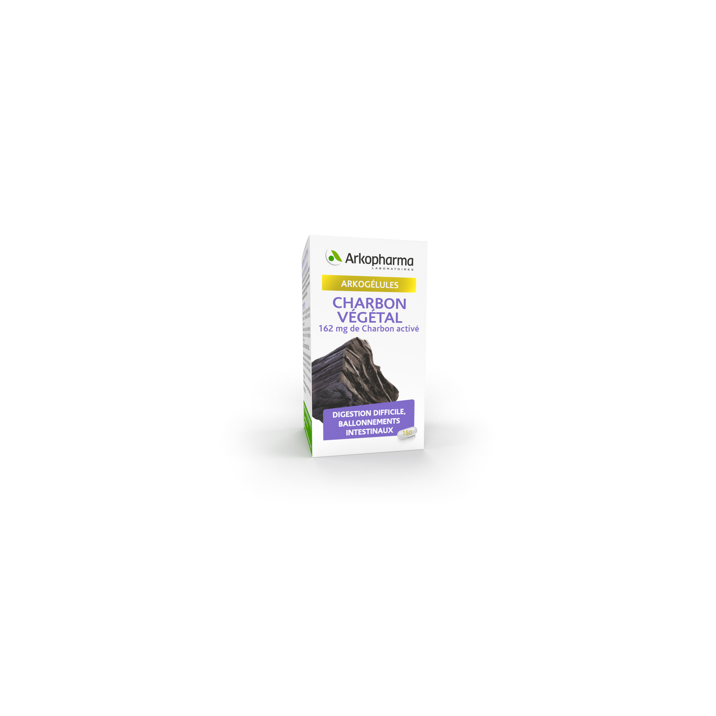 Arkopharma Arkogélules charbon végétal - 150 gélules