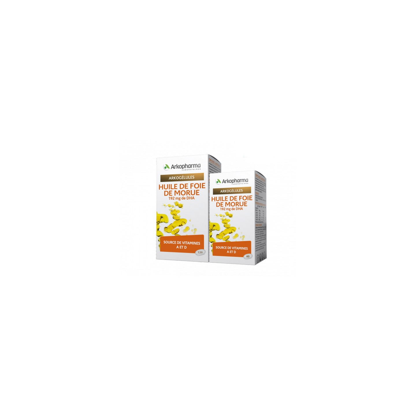 Arkopharma Arkogélules Huile de foie de morue - 220 capsules + 60 capsules Offertes