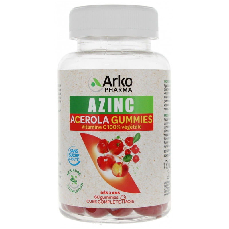 Arkopharma Azinc Acérola 60 Gummies